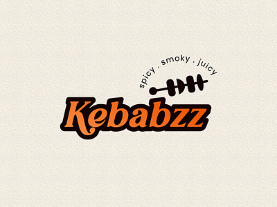 Kebabzz | Restaurant Logo 3d branding creative logo design kebab kebab logo kebab restaurant kebabz logo restaurant branding restaurant logo retro food logo retro logo retro logo 2024 retro restaurant