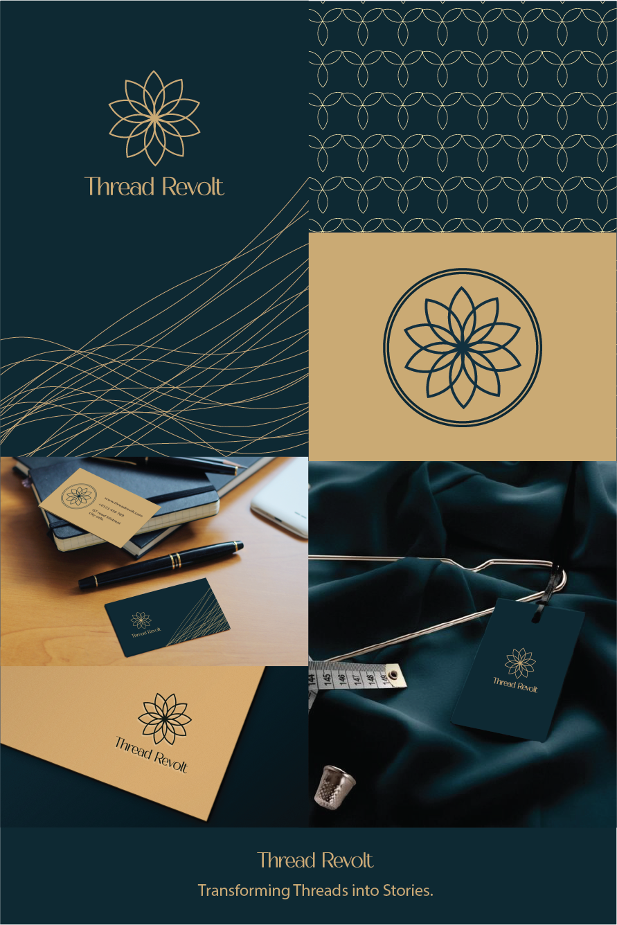 Thread Revolt! Logo & Brand Design.. by Tehmina Tahir on Dribbble