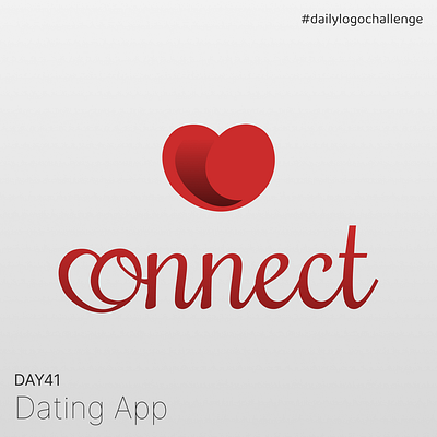 Day 41 | Dating App | Daily Logo Challenge dailylogochallenge day40 design graphic design logo