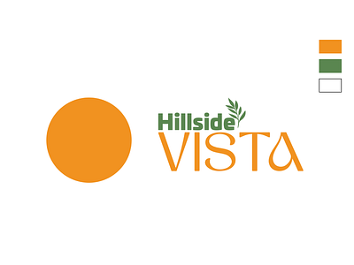 Logo / Business card design for Hillside Vista branding business card graphic design hotel illustratioin logo luxury