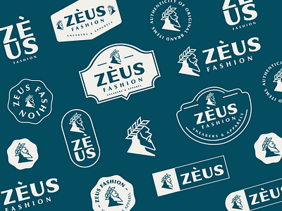 Zeus Fashion Branding badge brand identity brandidentity branding fashion fashion logo illustration logo logodesign minimal symbol visual identity