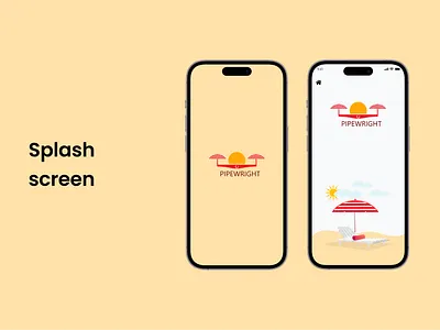 Your PIPEWRIGHT for seamless beach adventures, providing seaside branding design interaction interface logo mobileui ui usability userinterface ux visualdesign webdesign