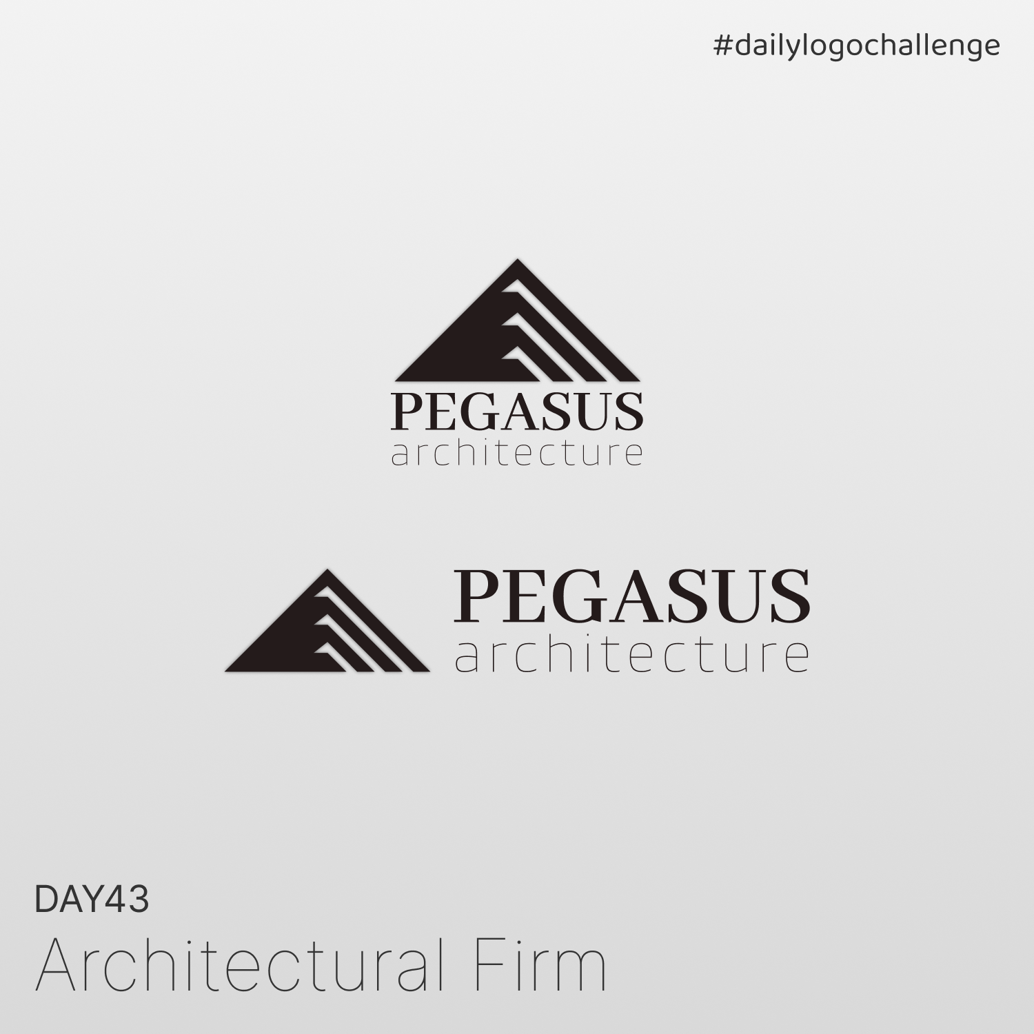 Day 43 | Architectural Firm | Daily Logo Challenge dailylogochallenge day43 design graphic design logo