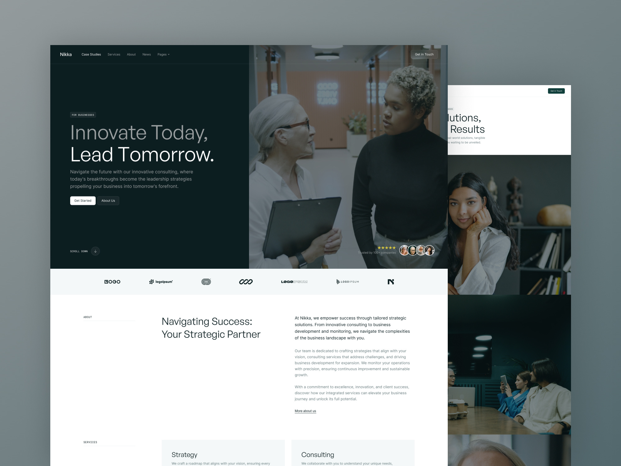 Nikka - Business & Consulting Webflow Template blog business consulting design ecommerce landing page lawyer template ui web web design webdesign webflow website