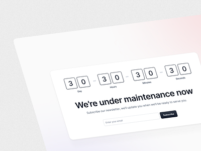 Maintenance page | Screenshot Beautifier | SaaS Web Application maintenance maintenance ui product design saas saas web app ui ui design user experience ux design web app web application