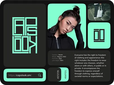 Capslook: Brand Identity assets brand strategy branding design graphic design logo design streetwear