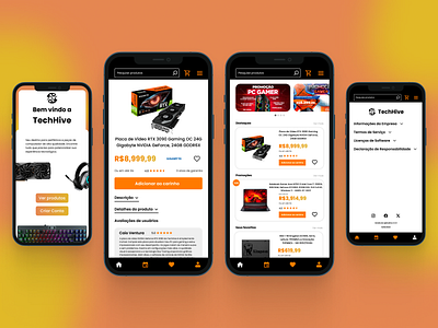 UI Design de Aplicativo de Ecommerce app app design figma mobile ui ui design