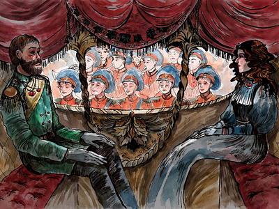 Children book illustration adult book illustration book illustration carriage children illustrator drammers imperor illustration king in the carriage krapivin princess realistic illustration watercolour