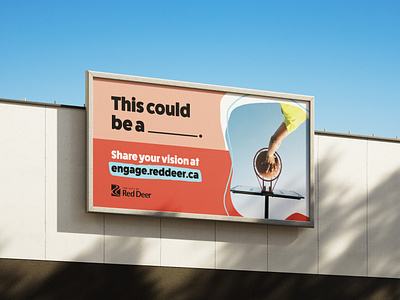 City of Red Deer Billboard Campaign 1/4 billboard campaign design graphic design
