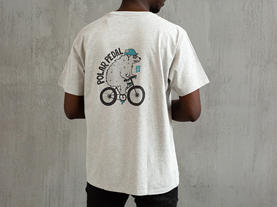 Polar Pedal Race T-shirt branding cartoon design graphic graphic design illustration tshirt