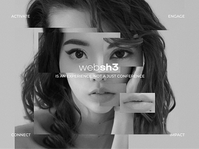 Banner: Websh3 advertising banner banner design collage collage style design graphic design post poster typography web3