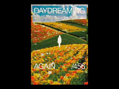 DAYDREAMING (AGAIN) /456 clean design modern patreon poster print simple type typography