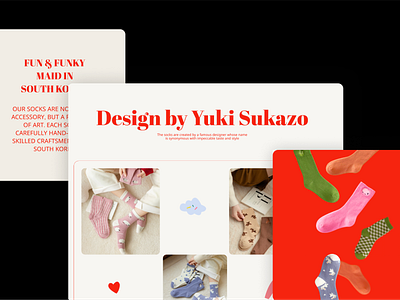 Website for Funny Socks Store animation branding figma animation graphic design interfa interface shops typography ui web design