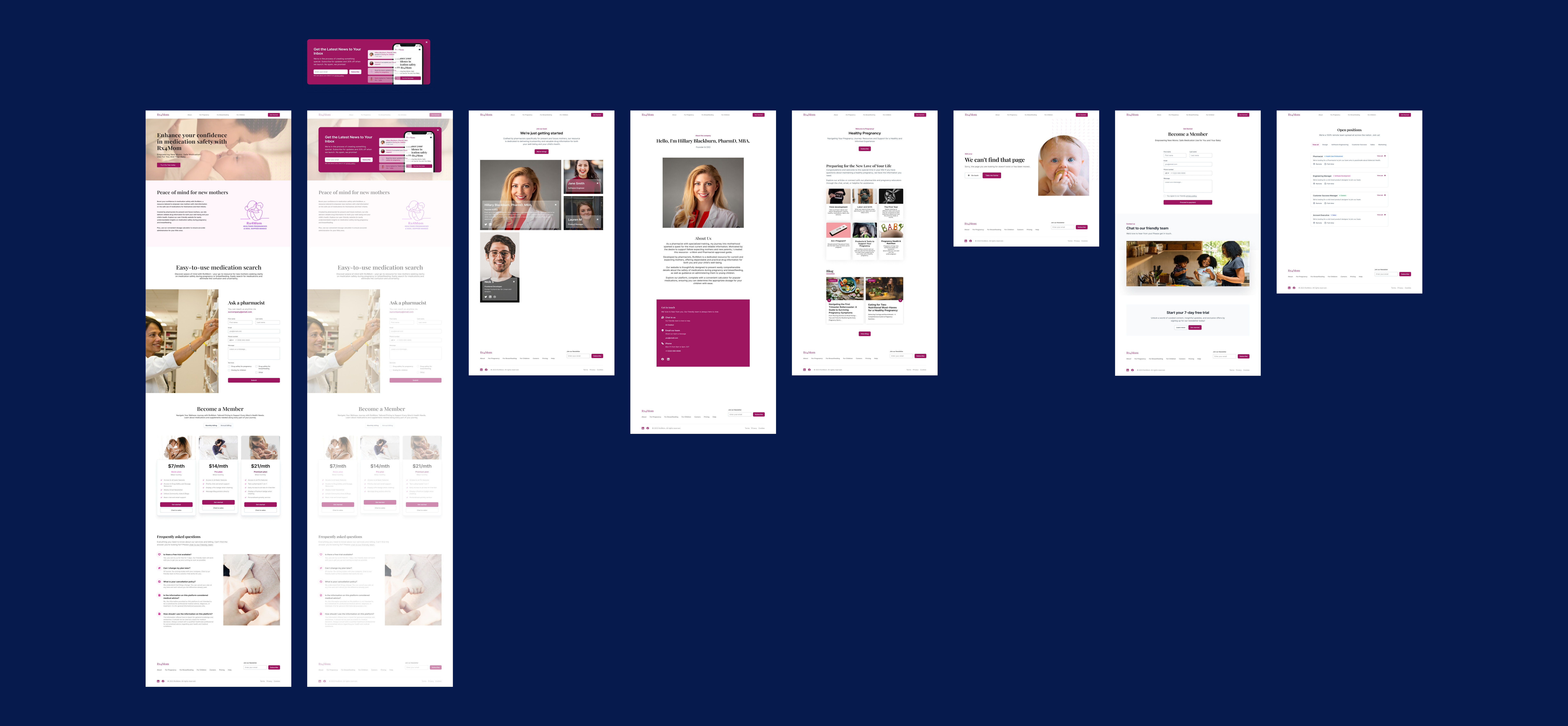 Example of Landing Page(s) Design And Creation
