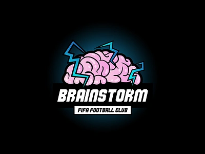 Brainstorm FFC apparel brain brainstorm ea sports esport fifa football club gaming identity juventus logo logotype merch