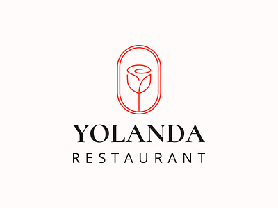 Yolanda Restaurant - Logo & Brand Identity brand brand guideline brand identity branding design drink food food drink graphic design logo logo design minimalist restaurant simple visual identity