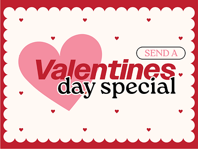 Valentines Day special banner banner graphic design illustration poster valentines day