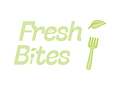 Fresh Bites Logo branding graphic design logo