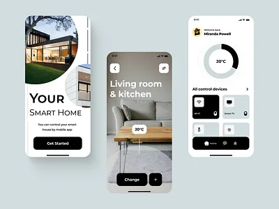 Smart Home - App Design adobe xd app design design figma smart home smart home app design ui user experience user interface