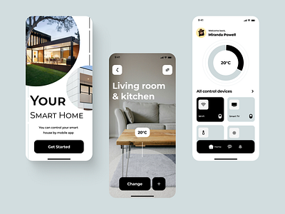 Smart Home - App Design adobe xd app design design figma smart home smart home app design ui user experience user interface