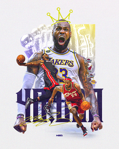 The King - 40K Points 40000 basketball cavaliers graphic design heat lakers lebron lebron james nba sporst design sports