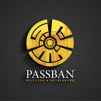 Passban builders developers 3d animation branding graphic design logo motion graphics ui