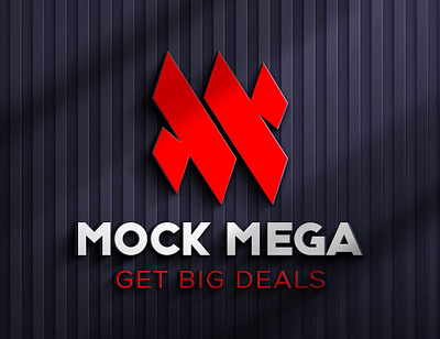 Mock mega 3d animation graphic design logo motion graphics