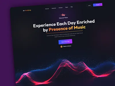 Music Club Website branding club fullwebsite landingpage music trend ui website