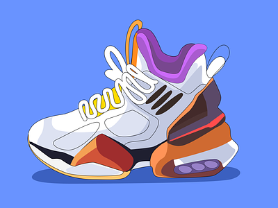 Sneaker illustration illustration shoe shoes sneaker sneakers