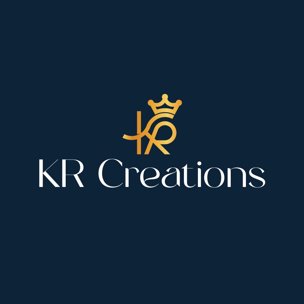KR Creations brand brand design brand identity branding branding design crown design graphic design illustration kr logo monogram ui wordmark