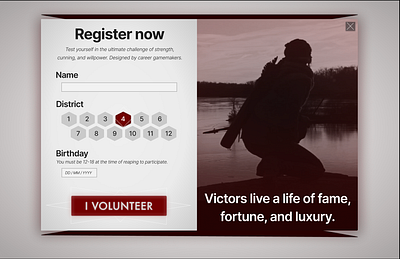 Sign Up Page: Awesome Volunteer Event #DailyUI daily ui challenge dailyui design event register ui ux
