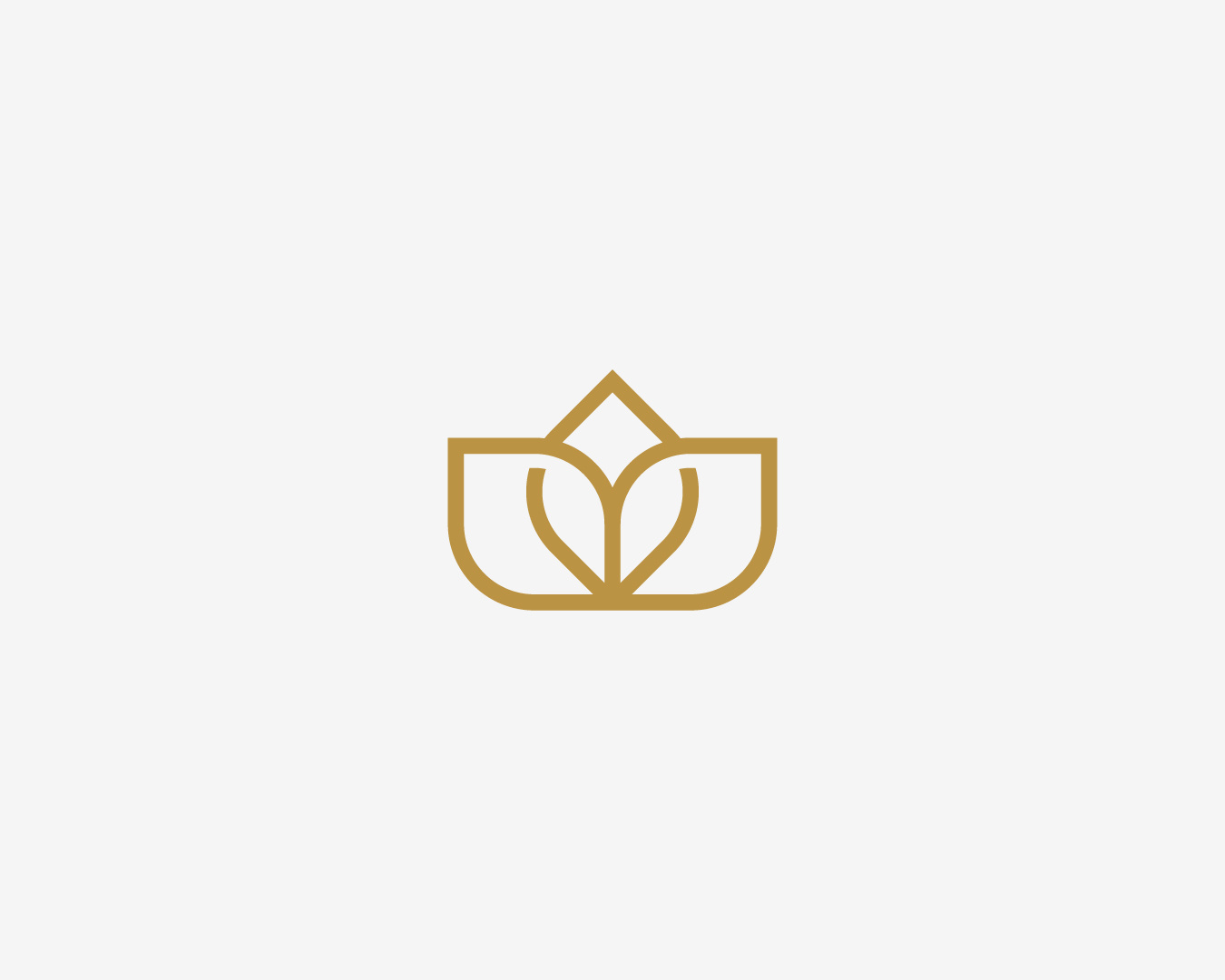 Flower logo branding crown design flower garden graphic design icon logo logodesign logotype lotus premium sign spa vector