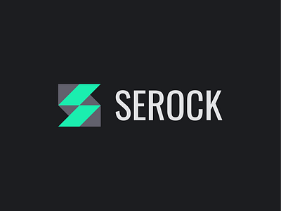 SEROCK logo design blockchain branding logo