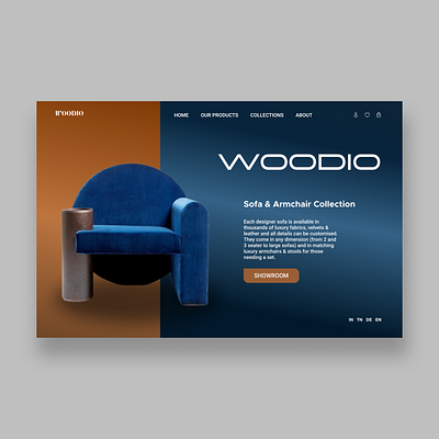 WOODIO REDESIGN LANDING PAGE design figma graphic design landingpage product design redesign trend ui web web design website