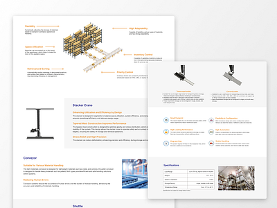 Web Design Product Page ASRS branding design graphic design illustration ui vector