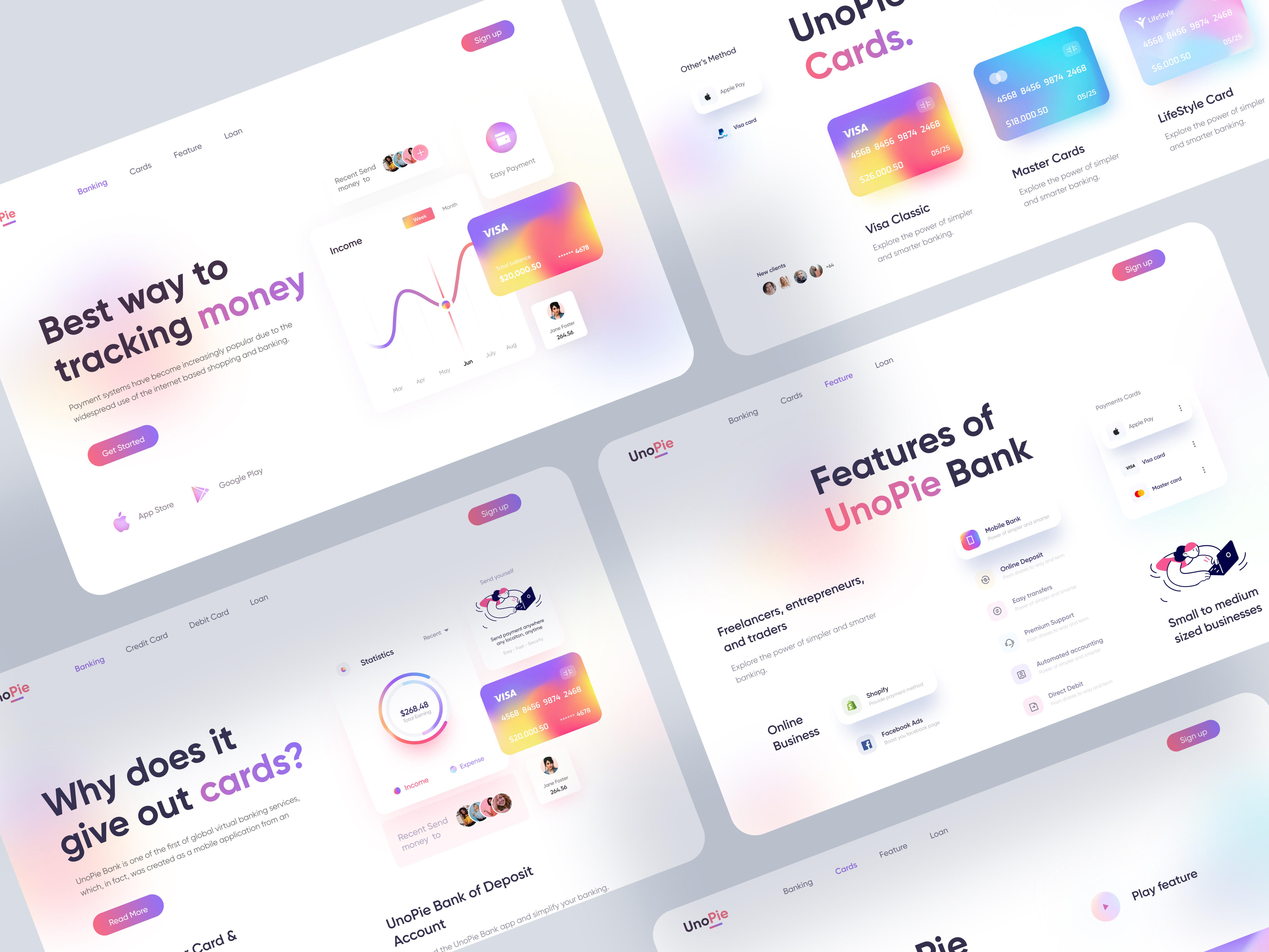 Example of Website Design (1 Landing Page)