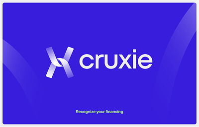 Cruxie branding blue brandbook branding design digital gradient logo minimal modern social media