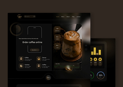 Order coffee online coffee designer online order ui ui design uiux uiux desifner user experience user interface ux ux design we design