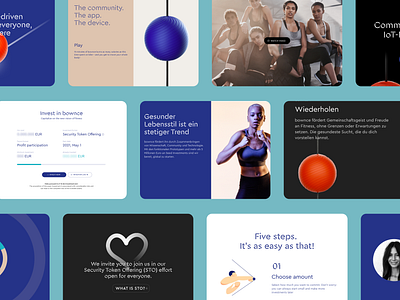 Landing Page for Bownce Sports Startup madebymad