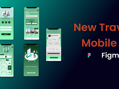 New Traveling Mobile App animation app designed figma mobile app new app new traveling app product designed prototype traveling ui user experience user interface ux web designed website
