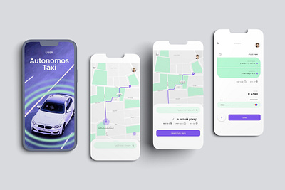 app ux ui - uber taxi branding graphic design logo ui