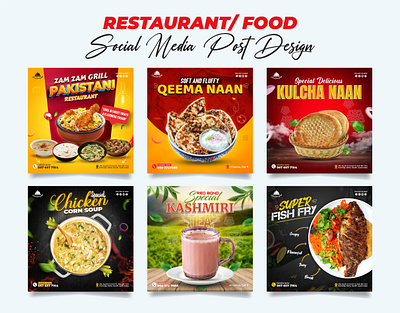 Food Post Design | Restaurant Social Media Post Design ads design canva social media post design design design social media post food post food post design food social media post graphic design instagram post design restaurant branding social media design social media post social media post template social media poster design social media templates canva