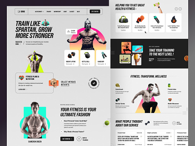 Fitness Accessories Website bodybuilding ecommerce exercise farzan fitness fitness accessories fitness website gym health homepage landing page landingpage muscle protein training web design webdesign website website design workout