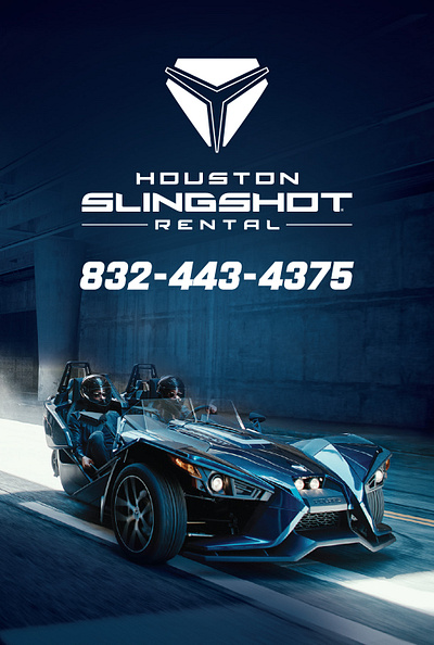 Poster for vehicle rental company advertising branding design graphic design poster print
