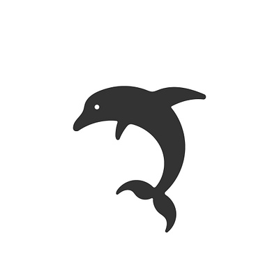 Logo | Graphic sign | Dolphin animal graphic design graphic sign logo