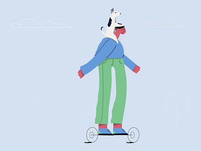 RIDING ILLUSTRATOIN @ILLUSTRATION branding coolor design fun illustra illustration riding ui vector