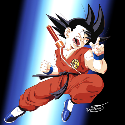 Kid Goku by Rekhtion ⚡ 21 rekhtion