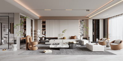 Minimalist Interior Design: Less is More 3d apartment interior design minimalism residential urban