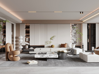 Minimalist Interior Design: Less is More 3d apartment interior design minimalism residential urban