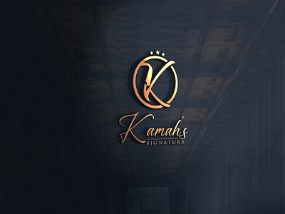 Logo Design for Kamah's Signature branding logo logo design